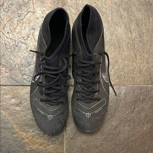 Black Athletic Men's Soccer Cleats